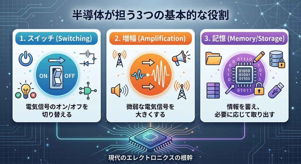 半導体の役割