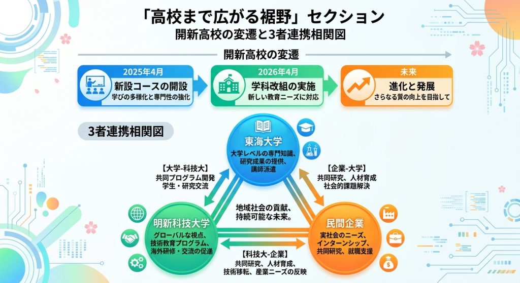 高校まで広がる裾野